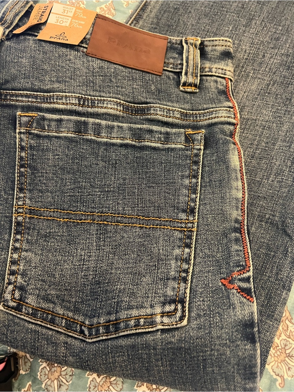 prAna Men’s Axiom Jean Antique Stone Wash Size 31/30 - Picture 8 of 12